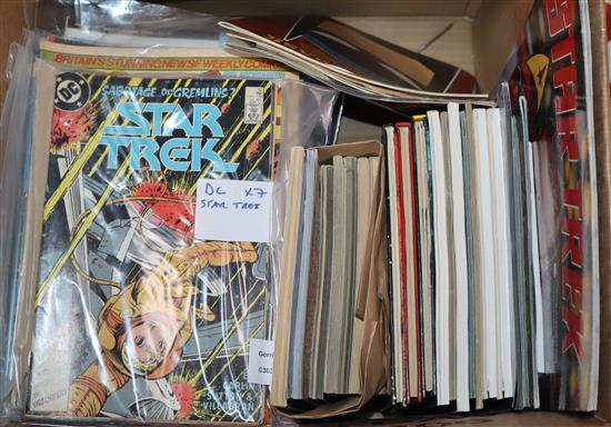 Star Trek - comics, magazines, annuals, graphic novellas, posters etc.